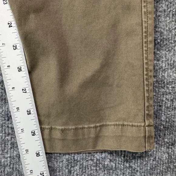 Levi's XX Chino Slim Taper 31x32 Green Stretch Mens PantsKhaki Garment Dyed